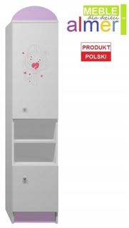 N3 Love-23 Poličkový nábytok pre detskú posteľ