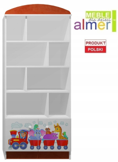 N6 BookCase-5 Knižnica Zbierka šupín