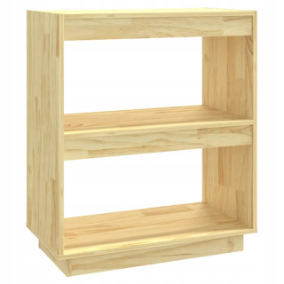 Knižná knižnica, 60x35x71 cm, drevo z borovice Solid Pine Wood