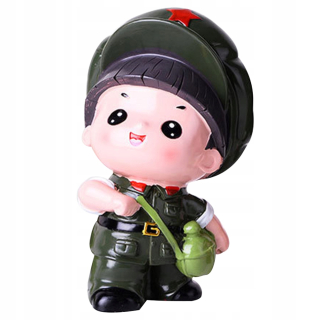 Resin Boy Money Bank Creative Coin Container