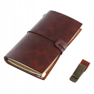Retro vintage notebook Journal kožený denník