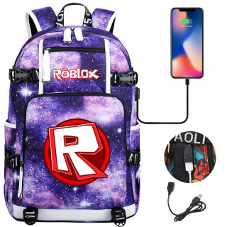 Robox nepremokavá mládežnícka škola batoh USB batoh