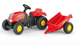 Rolly Toys Tractor Kid Red s prívesom