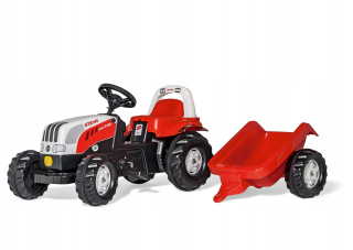 Hračky hračiek Steyr 6165 CVT s prívesom Roll