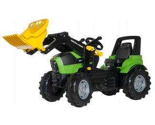 Šliapací traktor RollyToys s lyžicou Deutz-Fahr