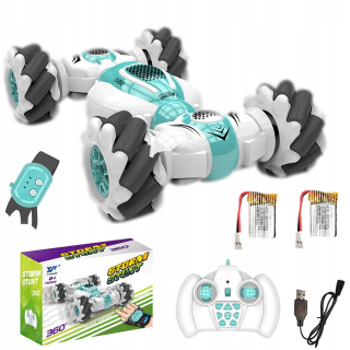 RC 4WD 360 ° Kaskadérske auto 2 batérie