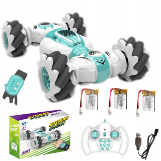 RC 4WD 360 ° Kaskadérske auto 3 batérie