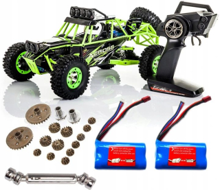 RC Car Wltoys Crawler 12428 50 km/h 2 batérie