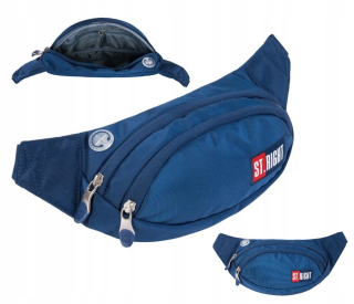 Sashet Cidney Bag pre 2 námornícky modrý komorový pás