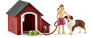 Schleich Buda nastavená pre psa s figúrkami 42376