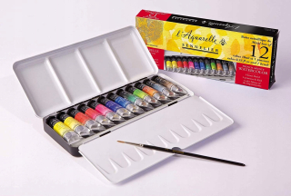 Sennelier Watercolor Watercolor farby 12 x 10 ml
