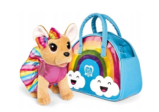 Simba Chi Chi Love Rainbow Dog v kabelke