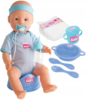 Simba Doll Born Baby Siking Boy Drins 38 cm