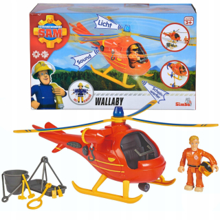 Simba Hasičský vrtuľník Light Sound Figurine