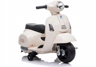 Skúter na Vespa GTS 300 mini biela batéria