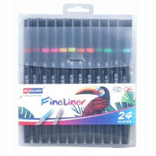 Skyglory 24 PCS dvojité farebné pero