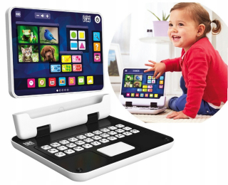 Smely hrajte tablet Vzdelávacie notebook 2in1 pre deti