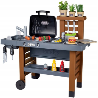Smoby Garden Kitchen Grill 43 príslušenstva