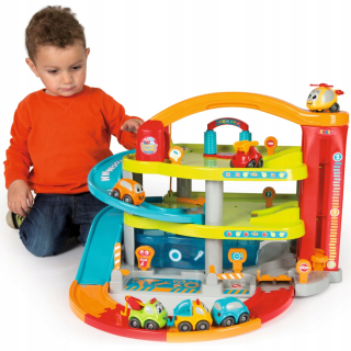 Smoby Planet Vroom Bunk Garáž na umývanie automobilov