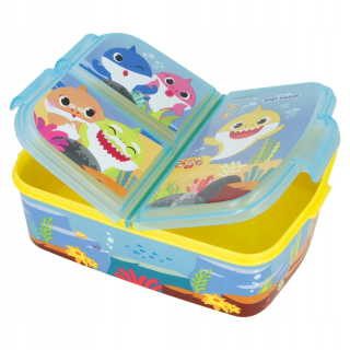 Tri -Chamber Breakfast Box Box Baby Shark
