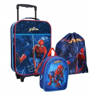 Kufrík Spiderman na kolesách vrece detí