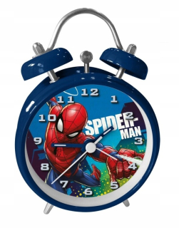 Spiderman kovový budík 13 cm