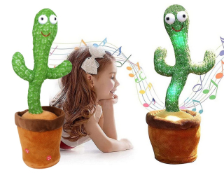 Hračka Singing Dancing Cactus Shinses opakuje