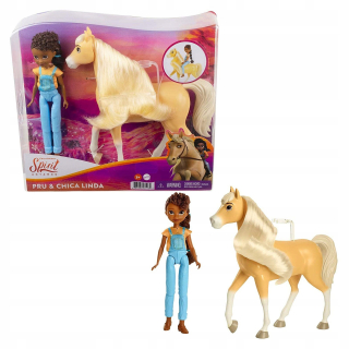 Duch uznávaný súbor Prup Doll a Chica Linda Horse
