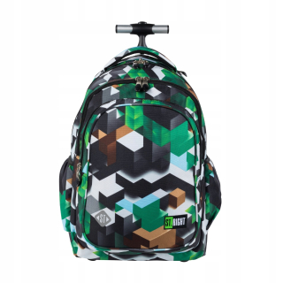 St.Right Batoh Wheels Green Blocks 626258