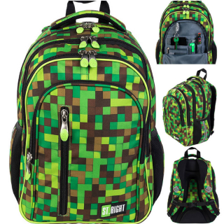 ST pravý batohský školský batohy Gamer BP-68