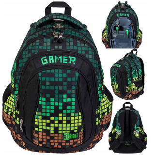 ST PRAVÝ BATOH ŠKOLSKÉ BATOH PIXEL BP-2-04
