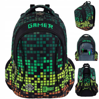 ST pravý batohský školský batohy Pixel BP-26