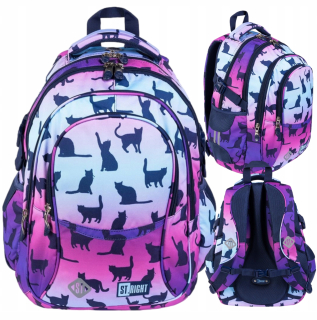 St.Right School Backpack Youth Cats