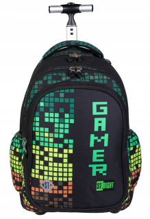 Batoh St.right School na kolesách Pixel Gamer