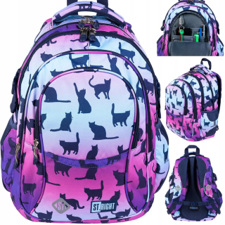 St.right School Batoh School Bag pre dievčatá