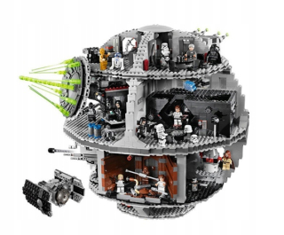 Hviezda Star Wars Death Star 4016 El. Zberateľ