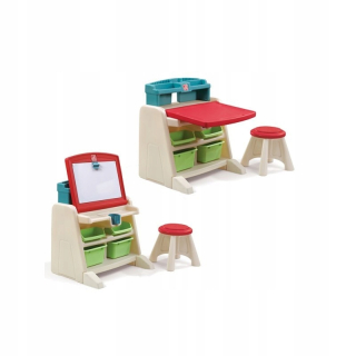 Krok 2 Set 2in1 Easel and Desk pre deti rohov