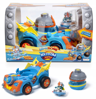 Super Zings Things vozidlo Kazoom Racem +Kid Kazoom