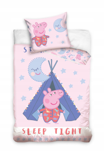 Peppa Pepa Pepa George Cotton Bedding 100x135