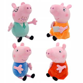 PEPPA PLYŠOVÝ MASKOT PIG 46CM 4ks