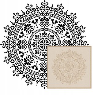 Mandala maliarska šablóna 4 | 65 cm x 70 cm