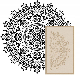 Mandala maliarska šablóna 4 | 80 cm x 42 cm