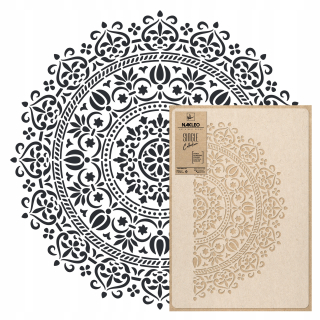 Viacnásobná maliarska šablóna / 65x95cm / mandala 1