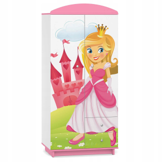 Detská šatníková rozprávka príbeh W03 princezná Pink motívy