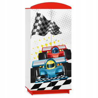 Detská šatníková rozprávka rozprávka W03 Red White Race