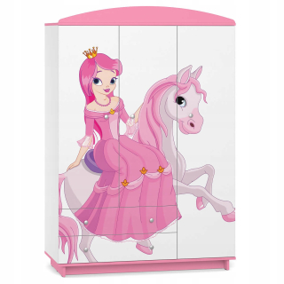Detská šatníková rozprávka rozprávka W06 Princess Pink Print
