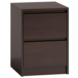 Výška nočného stola v skrinke 55 cm k2 wenge