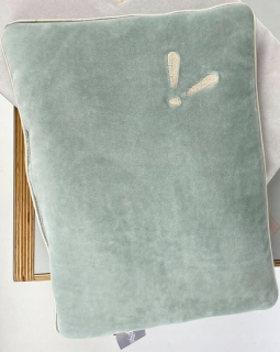 Gray Velor Cushion pre 30 x 20 cm vozík Piapimo