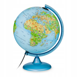 Safari Globe podsvietené fyzické/pol. 25 cm