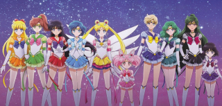 Sailor Moon 200x95 Fizelina, nástenná maľba